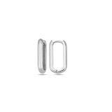 Dalia Chunky Rectangular Hoop (large)