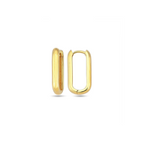 Dalia Chunky Rectangular Hoop (large)
