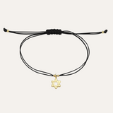 Star Of David Cord Bracelet