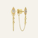 Hindi Bubble Drop Chain Stud