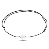 Gold Star of David Cord Bracelet
