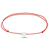 Gold Star of David Cord Bracelet
