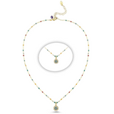 Evil Eye Diamond Pendant Necklace