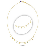 Semi Precious Marquis Shakira Necklace