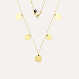 Shakira Five Plate Necklace