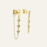 Hindi Drop Chain Stud Set