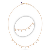 Semi Precious Mini Shakira Necklace