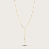 Rectangular Drop Chain Lariette