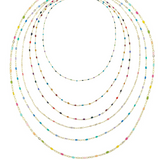 Rainbow Dot Necklaces