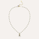 Evil Eye Diamond Pendant Necklace