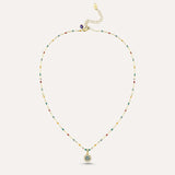 Evil Eye Diamond Pendant Necklace