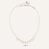 Mini Pave Geometric Necklace