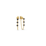 Micro Triple Marquis Drop Chain Stud