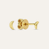 Baby Moon Stud Earring
