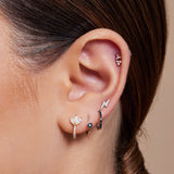 Bubble Pyramid Stud (Screw back)