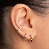 Baguette Large Hoop Earring