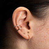 Baby Moon Stud Earring