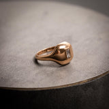 Plain Baguette Signet Ring
