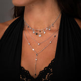 Pave Asymmetrical Shakira Necklace