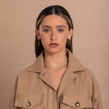 Parallelogram Medium Drop Chain Lariette