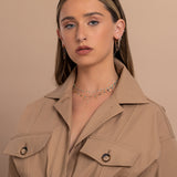 Parallelogram Medium Drop Chain Lariette