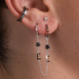 Three Stone Bezel Pyramid (Screw Back)