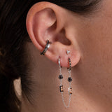 Three Stone Bezel Pyramid (Screw Back)