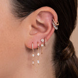 Thin Classic Large Hoop Earring
