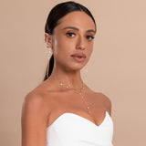 Alternating Pearl and Stone Choker
