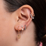 Thin Classic Large Hoop Earring