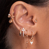 Stone and Pearl Hindi Hoop