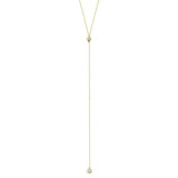 Extra Long Single Stone Lariette