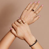 Smokey Topaz Pave Statement Ring