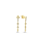 Micro Geometric Drop Spike Earring