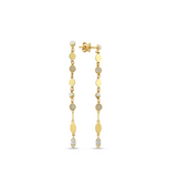 Pearl and Pave Long Statement Earring