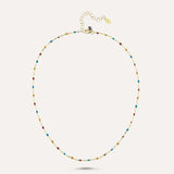 Rainbow Dot Necklaces