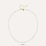 Rainbow Dot Necklaces