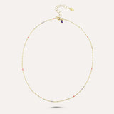 Rainbow Dot Necklaces