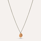 Asymetric Evil Eye Nugget Necklace