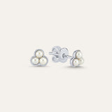 Three Pearl Stud