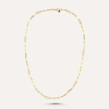 Gold-Filled Mixed Bold Chain Necklace