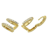 Double Oval Hoop Earring