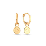Star Round Ear Charm