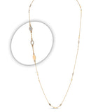 Mixed Geometric Layering Necklace