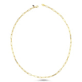 Vintage Rectangular Bold Chain Necklace