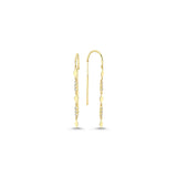 Micro Five Stone Short Thread Earring