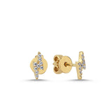 Mini Lightning Bolt Stud Earring