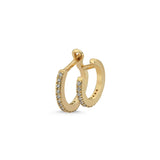 Double Hoop Single Piercing Earring
