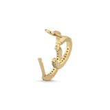 Double Hoop Single Piercing Earring