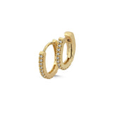 Double Hoop Single Piercing large Hoop Earrings